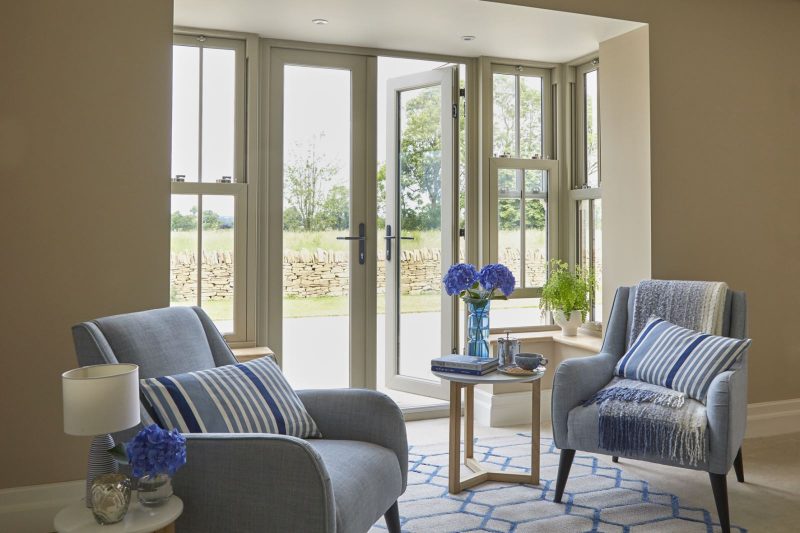 Internal French Door and Vertical Slider