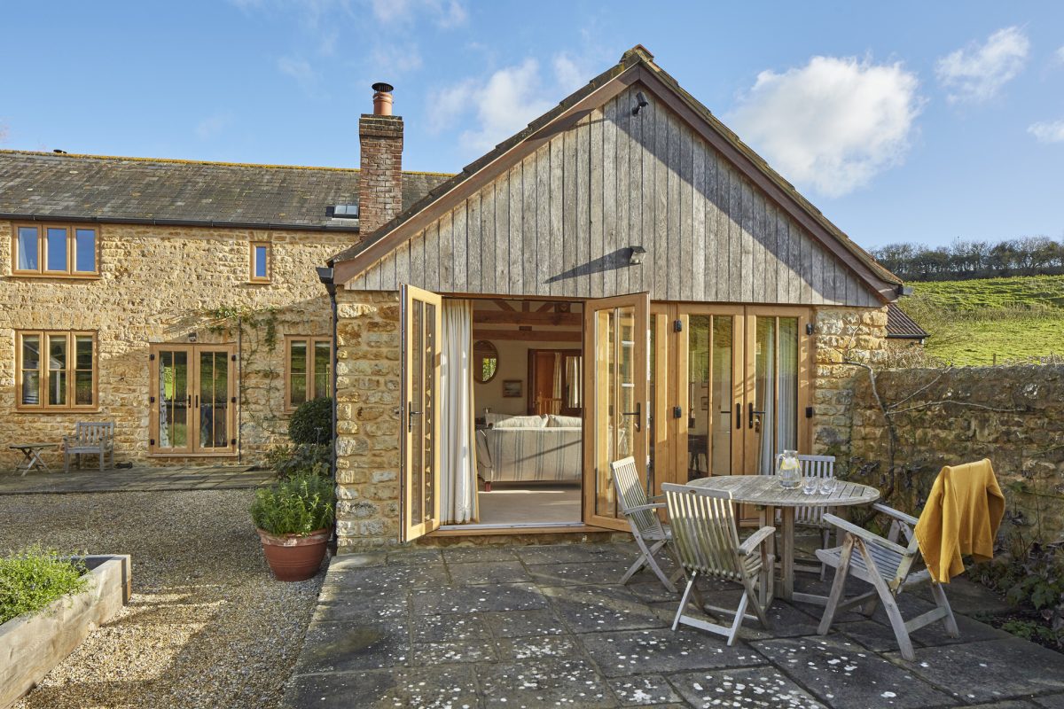 pvc french doors in irish oak